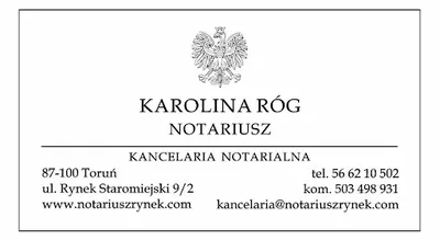 Kancelaria Notarialna Karolina Róg - notariusz